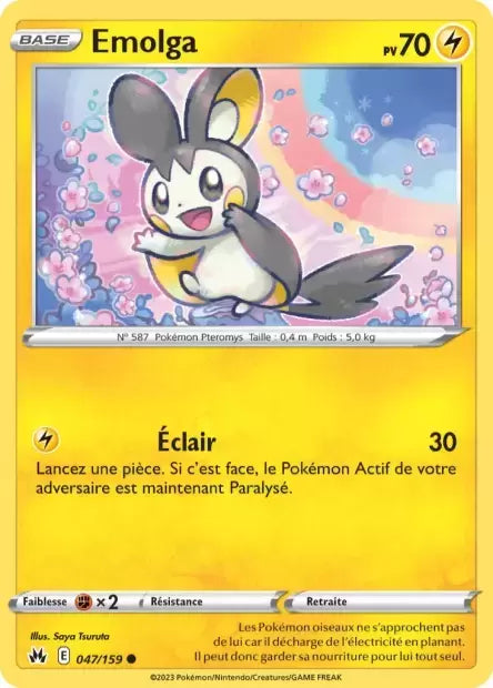 047/159 : Emolga - Zénith Suprême - CRZ