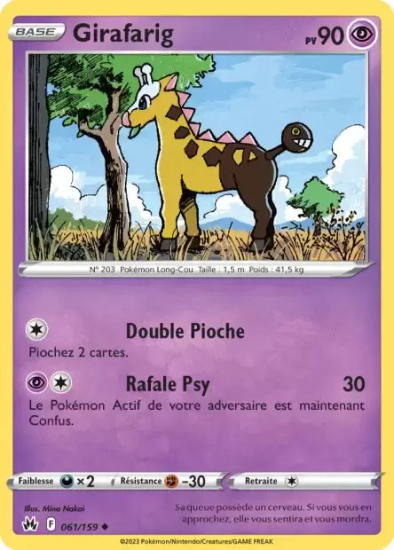 061/159 : Girafarig - Zénith Suprême - CRZ