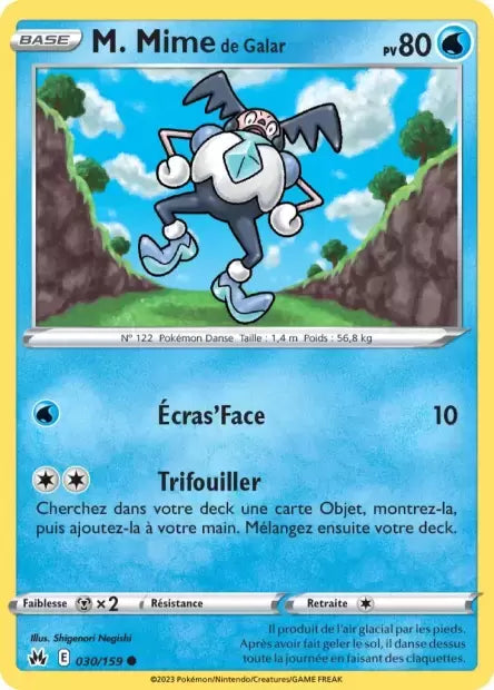030/159 : M. Mime de Galar - Zénith Suprême - CRZ - Manga Cash