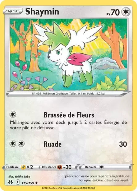115/159 : Shaymin - Zénith Suprême - CRZ