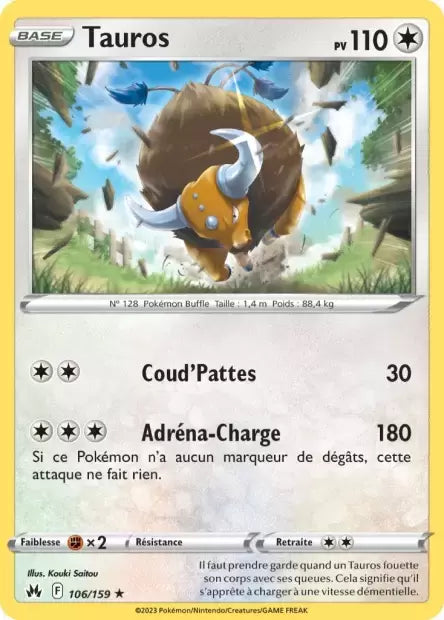 106/159 : Tauros - Zénith Suprême - CRZ